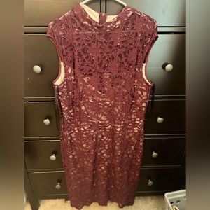 Maroon formal dress
